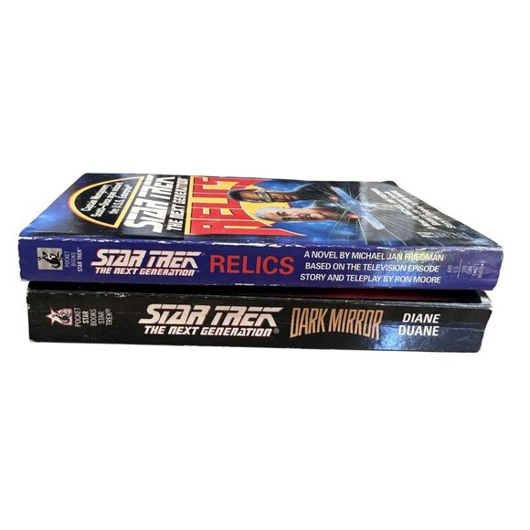 Star Trek Books The Next Generation Relics & Dark Mirror Paperback Books - Picture 3 of 6